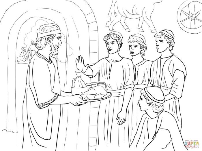 Book of daniel coloring pages