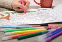 Choosing color palette for coloring book