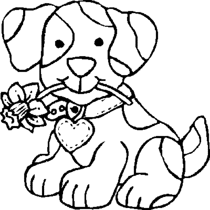 Girls coloring pages animals