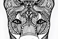 Feed animal black and white coloring page