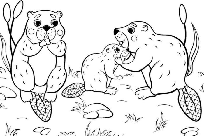 Cute free coloring pages animals