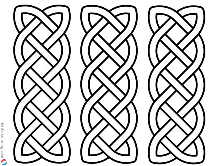 Celtic knot coloring book