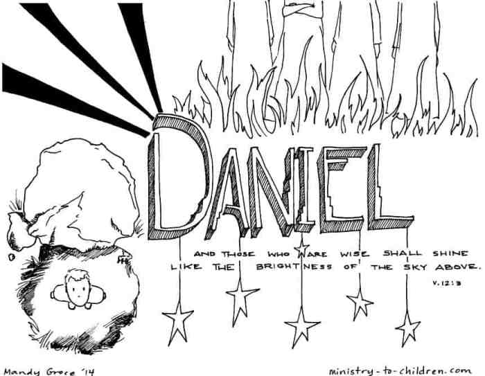 Book of daniel coloring pages