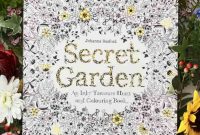 Botanical gardens coloring book