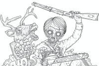 Classic horror coloring book