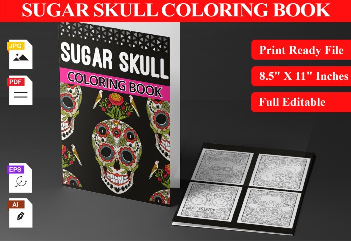 Crayola sugar skull coloring book