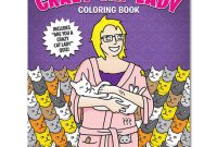 Cat lady coloring book