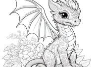 Dragon animal coloring pages