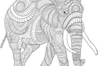 Coloring pages animal hard