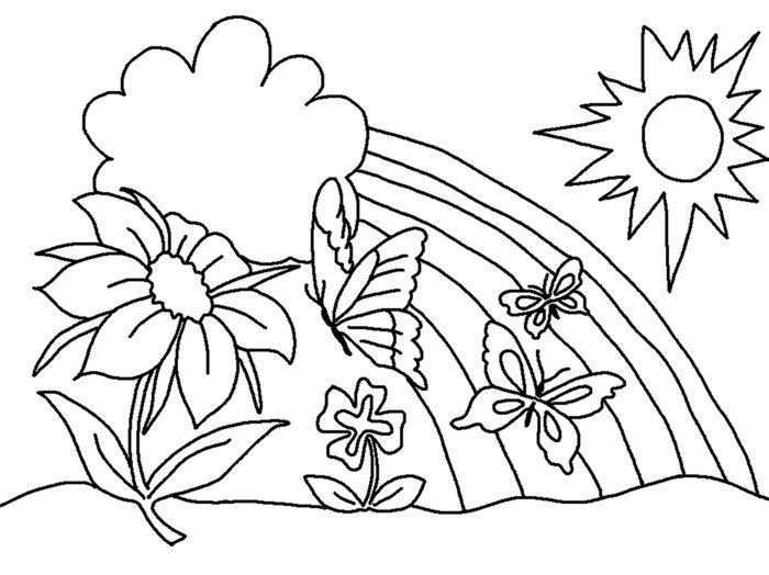 Coloring book flowers printable