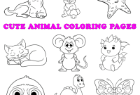 Drawing animal printable coloring pages for kids