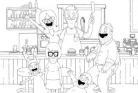 Bob's burgers coloring book pages