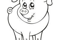 Farm animal coloring book pages