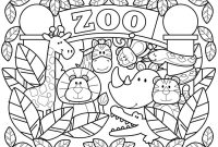 Preschool animal coloring pages