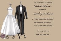 Wedding invitation dress code wording samples