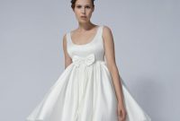 White wedding dresses short