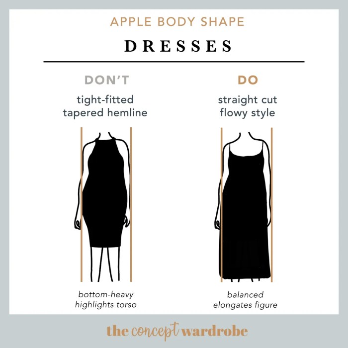 Wedding guest dresses for apple shaped body