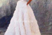 Wedding dress ostrich mermaid feather long feathers sleeve vestido novia bridal wholesale sophisticated champagne crystals aliexpress dresses robe gown