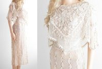 Crochet lace wedding dress