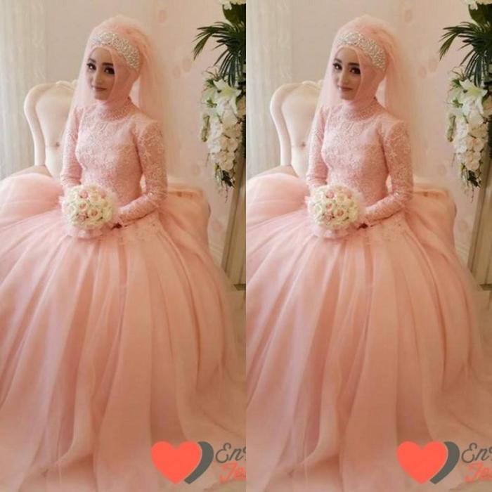 Peach dress for wedding guest