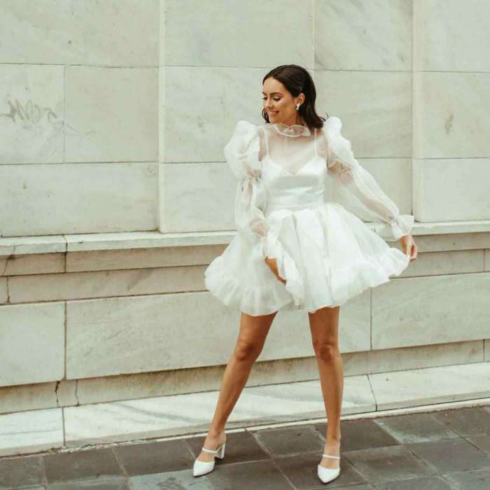 Wedding dresses for short petite brides