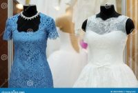 Wedding dresses on mannequins