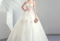 White and pink dresses for wedding